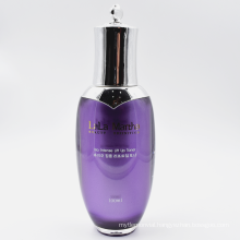 100ml purple acrylic bottle pump bottle for lotion